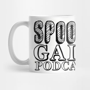 Spooky Gals Podcast logo (Black font) Mug